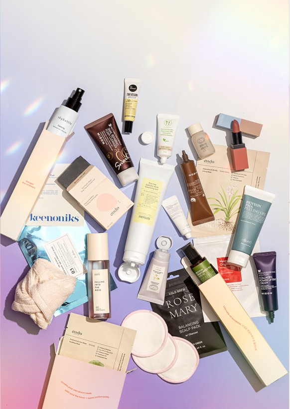 Productos del Calendario de Adviento 2022 de Miin Cosmetics